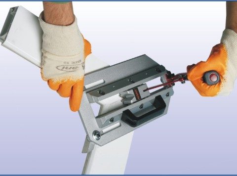 NIS-03 Aparat manual pentru debavurat PVC, cu parghie - foto03